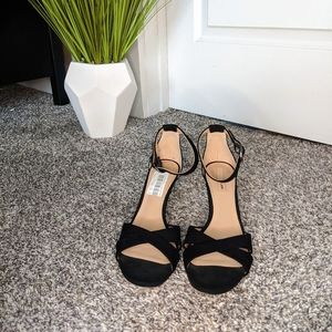 NEW! Classic Black strap high heels!